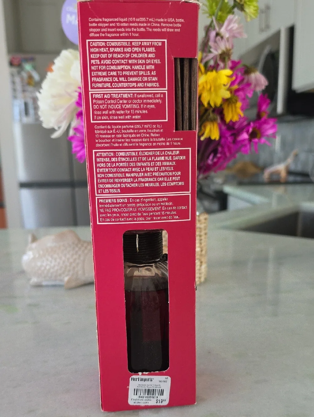 Pier 1 Pink Island Orchard Reed Diffuser